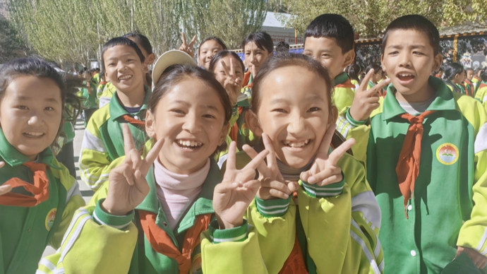 在西藏阿里的学校，有一门课叫“中华民族一家亲”
