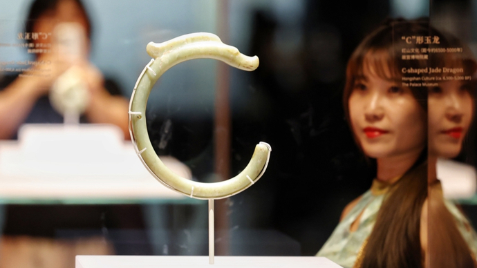 300余件红山文化文物汇集上博东馆，展示中华礼制之源