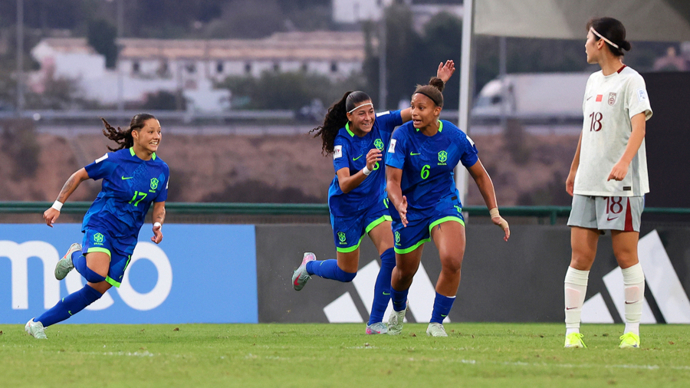 U17女足世界杯中国队晋级淘汰赛分析_u-17女足世界杯1/8决赛，中国队0比3负于巴西队止步16_中国U17女足世界杯0比3巴西