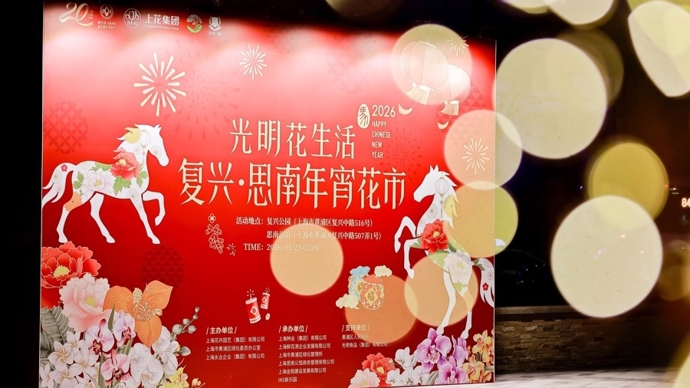花海迎新春！上海市中心最大年宵花市延至2月9日
