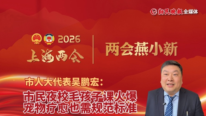 市人大代表吴鹏宏：宠物疗愈也需规范行业标准，丰富市民“宠物友好”生活