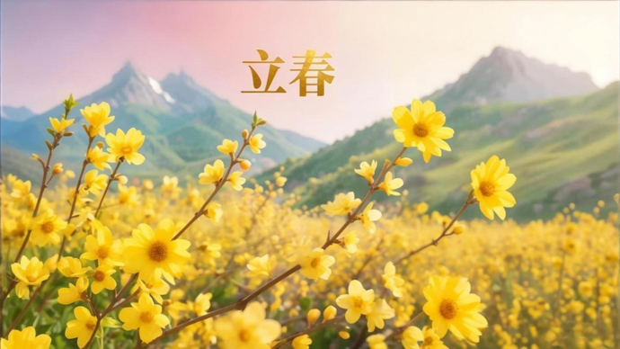 何积石：南歌子 · 立春即事