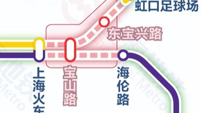 2月16日至22日3/4号线宝山路站升级改造暂停运营