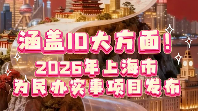 涵盖10大方面！2026年上海市为民办实事项目发布