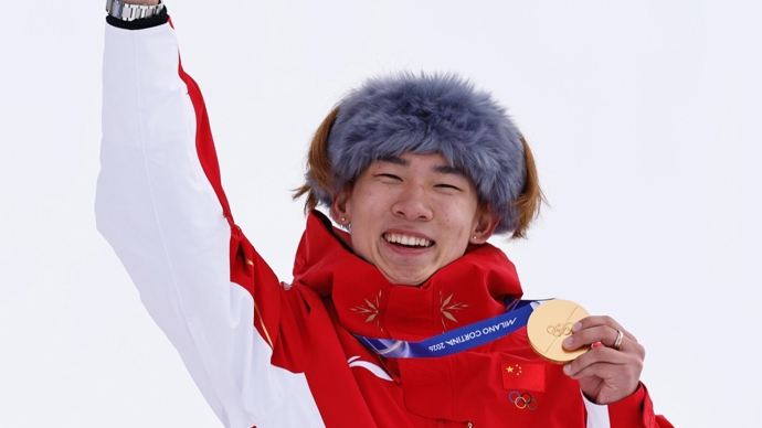 五星红旗在利维尼奥升起！苏翊鸣：这是最大的意义
