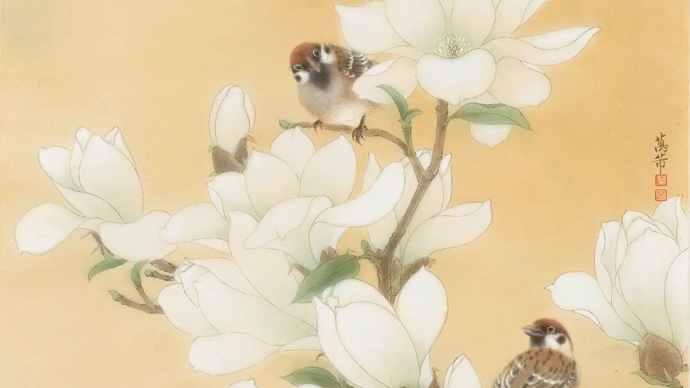 万芾“花鸟世界”中的二十四节气：雨水