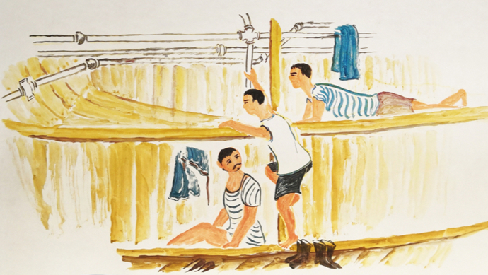 60年后，“晕船少年”画出的东海往事 | 盛文强