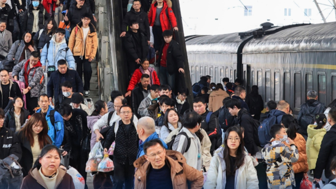春节假期最后一天，全国铁路迎来返程客流最高峰