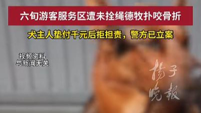 六旬老太服务区内被德牧犬两度扑咬致骨折，犬主称老人身上有味所致！警方介入