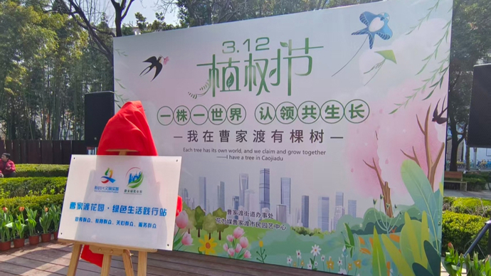 这里的树有人“认领”了！静安曹家渡街道首创“绿色合伙人”机制