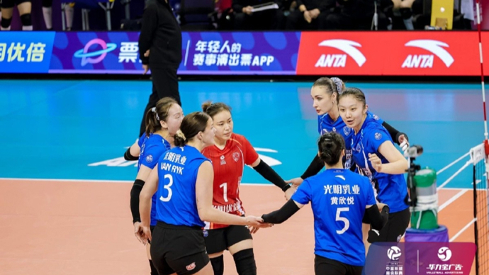 排超半决赛：上海女排双外援爆发零封对手，江苏女排“梦游”不敌天津女排