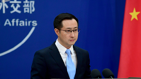 外交部：美方应在台湾问题上谨言慎行