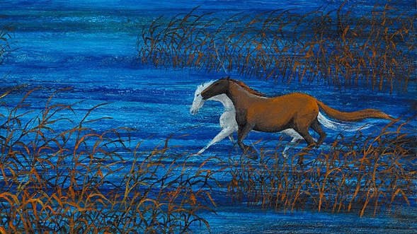20稿绘就生肖马，这场展览里藏着海派艺术家“大道同行”的创作故事