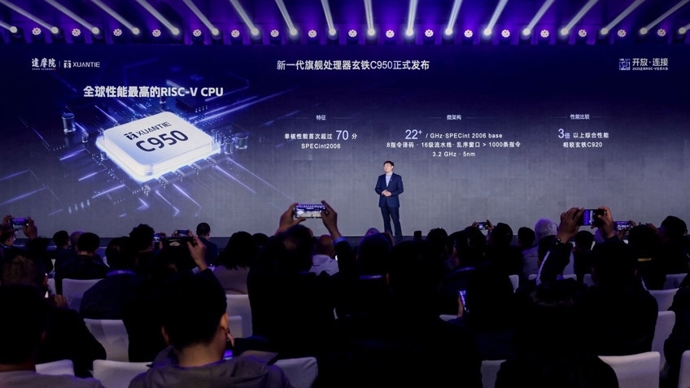 玄铁C950刷新全球性能纪录，倪光南院士：RISC-V正从备选走向主流