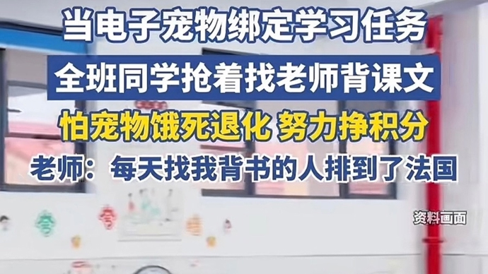 上学还有“隐藏任务”养电子宠物，这是激发学习动力还是情感裹挟？