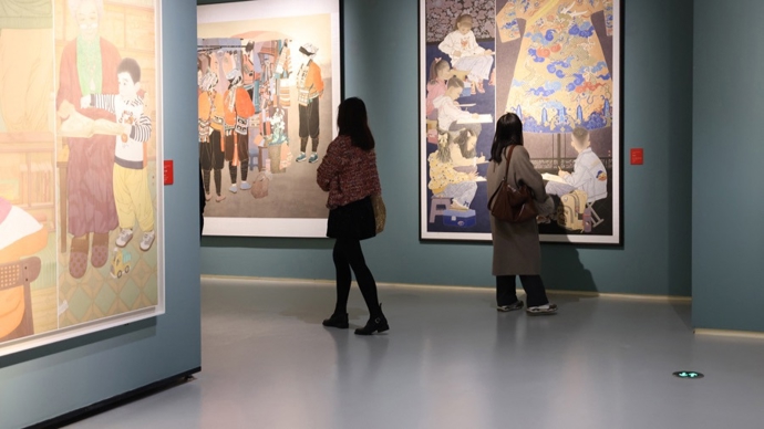 第十二届中国工笔画作品展上海站亮相海派艺术馆，工笔艺术与海派文化深度对话