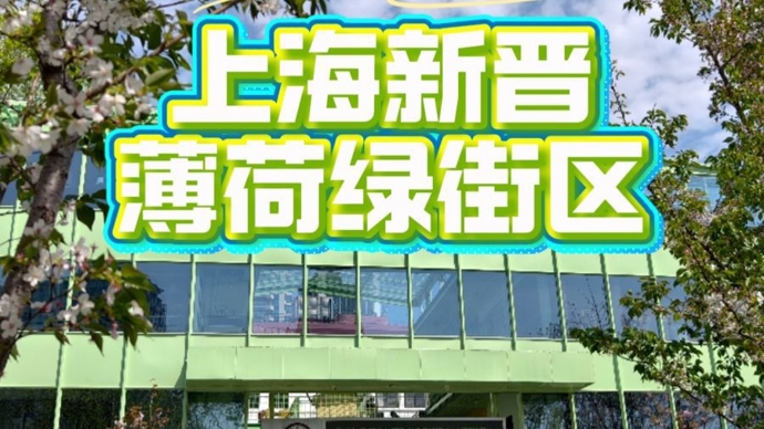 上海春日宝藏！新晋薄荷绿街区！青春氛围感拉满