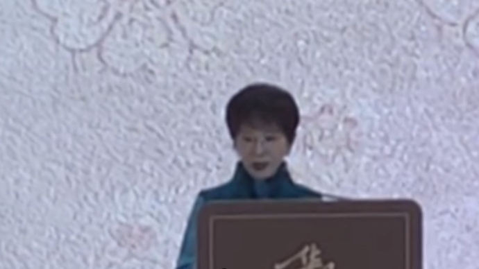 爱穿华服的洪秀柱：我只是很自然地选择了我所认同的文化