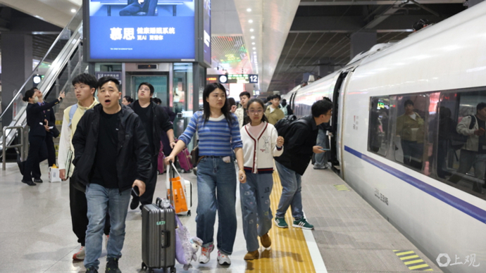 【场面】83.8万！铁路上海站5月1日发送旅客再创新高