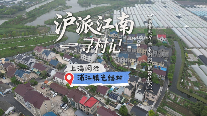 沪派江南寻村记丨闵行光继村：藤蔓水巷织林田，耕读人家枕河居