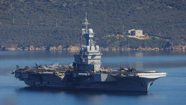 法国“戴高乐”号航母驶向红海 为在霍尔木兹海峡护航做准备