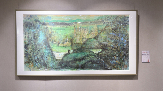 把世界装进画框，陆志文名人故居画展示“一万天”的积累