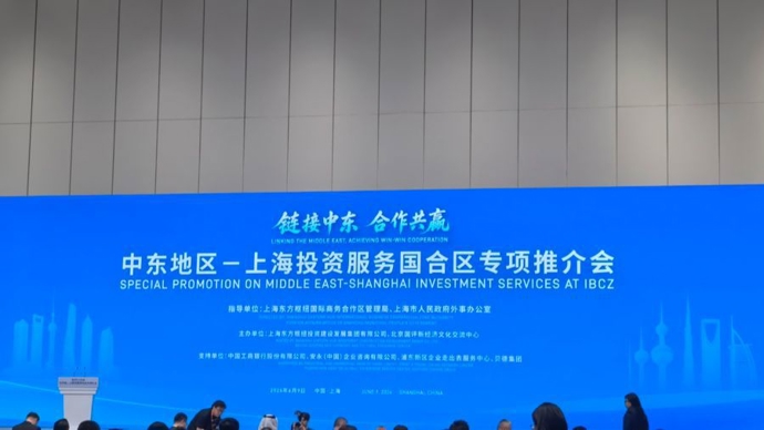 中东—上海投资服务国合区专项推介会举办，上海要成中东资本进入中国市场首选