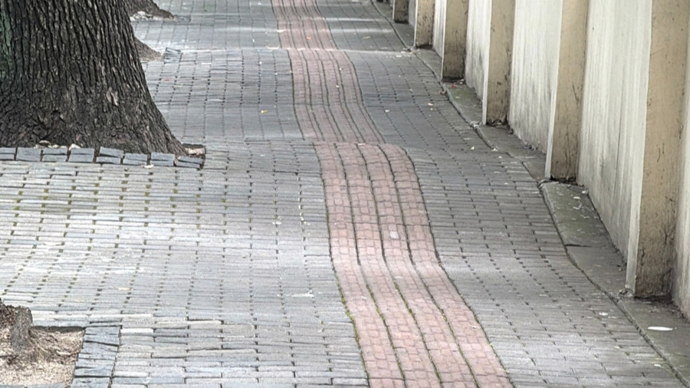 人行道成“波浪状”，老人频频被绊倒，树根拱路问题如何解？