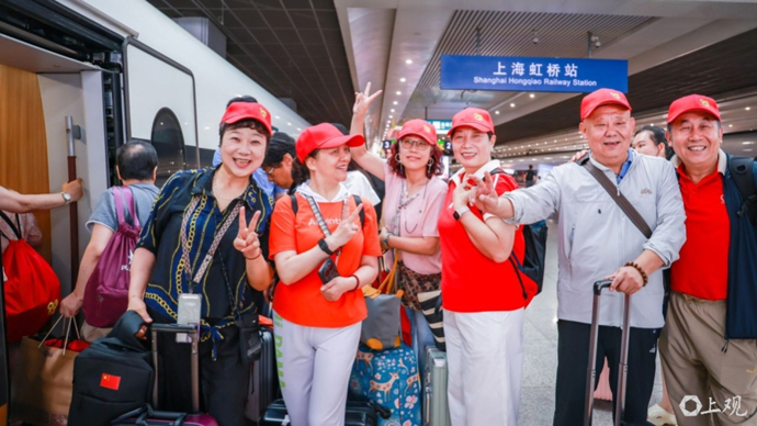 【场面】上海赴三明红色主题游径上海首发团开班