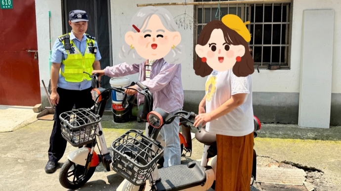 骑车去买菜，电瓶车被调包？警方提醒停车必做这件事