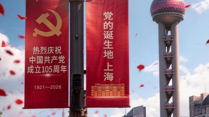 文汇海报 | 红色之城 阔步向前