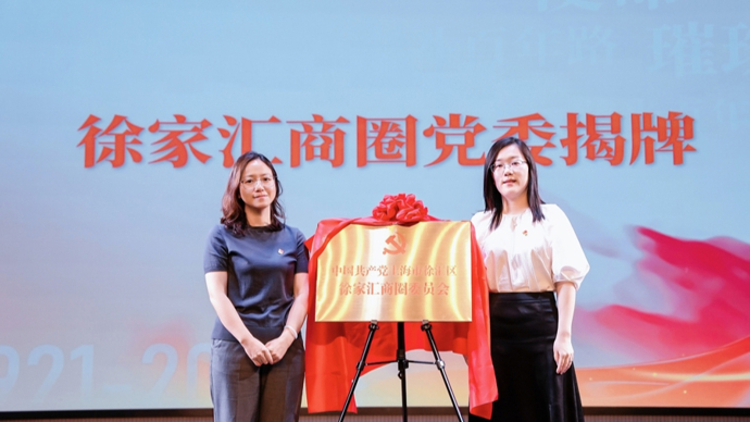 徐家汇街道成立商圈党委解难题
