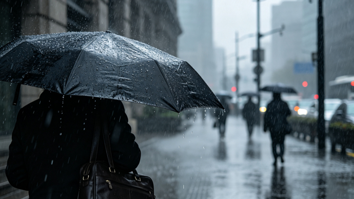 上海的雨装导航了？精准投放通勤时段，今夜仍有局部大到暴雨