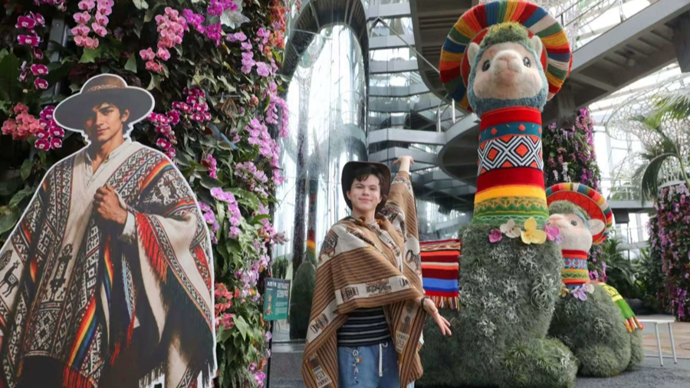 “凤梨羊驼”惊艳首秀！世博文化公园美洲植物大展布展完毕，多图探营全揭秘