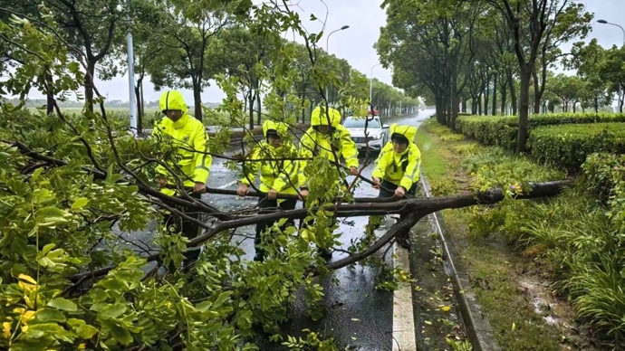 台风“巴威”影响上海，昨夜局部暴雨！全市道路整体通行情况平稳可控
