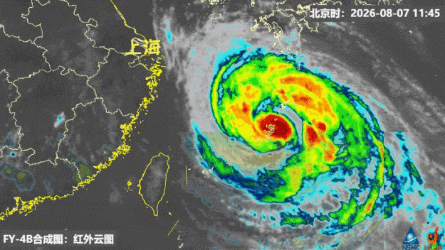 蓝色预警已发！“白海豚”风长雨强，对上海影响可能长达4天