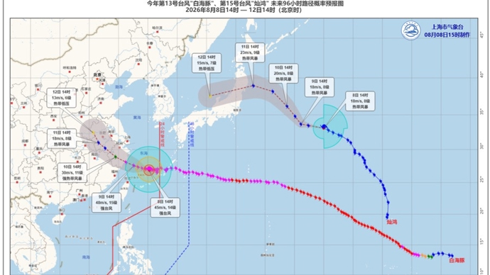 上海明迎“白海豚”集中降雨时段！累积雨量将超150毫米