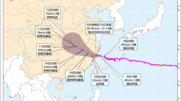 台风“白海豚”逼近华东沿海：大数据揭秘为何浙江屡成台风“靶心”