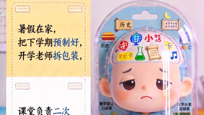 快开学了，你家孩子“预制”好了吗？批量“预制娃”正面临大脑失活风险
