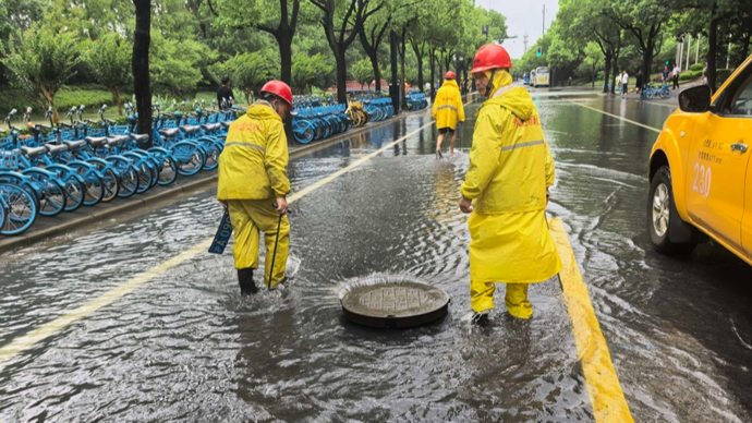 虹桥路为何连续两日积水明显？原因找到了
