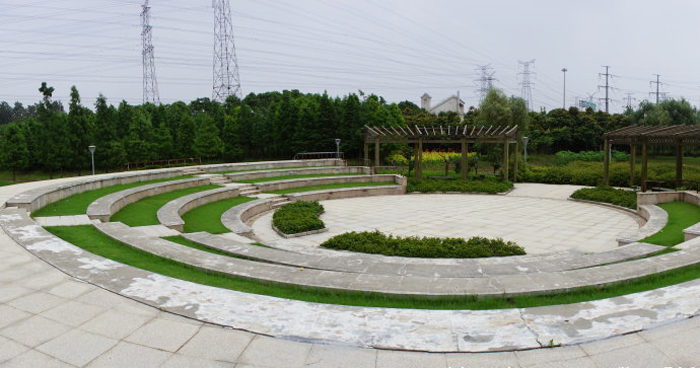 生态专项的休憩绿地,坐落在a20公路西侧,南靠五洲大道,西邻杨园镇社区