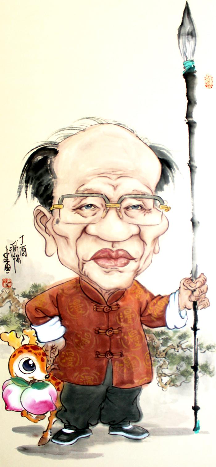 【麻栗子】画家的漫画像