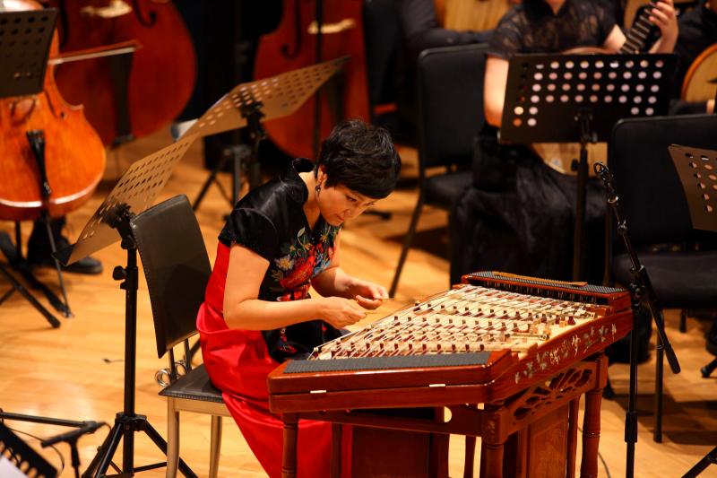 "扬琴艺术周"音乐会现场扬琴虽然冷门,但没想到,音乐周上的扬琴音乐会