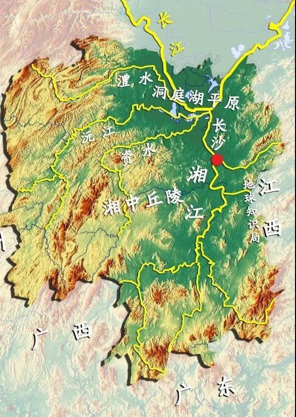 湖南酉水河流域地图图片