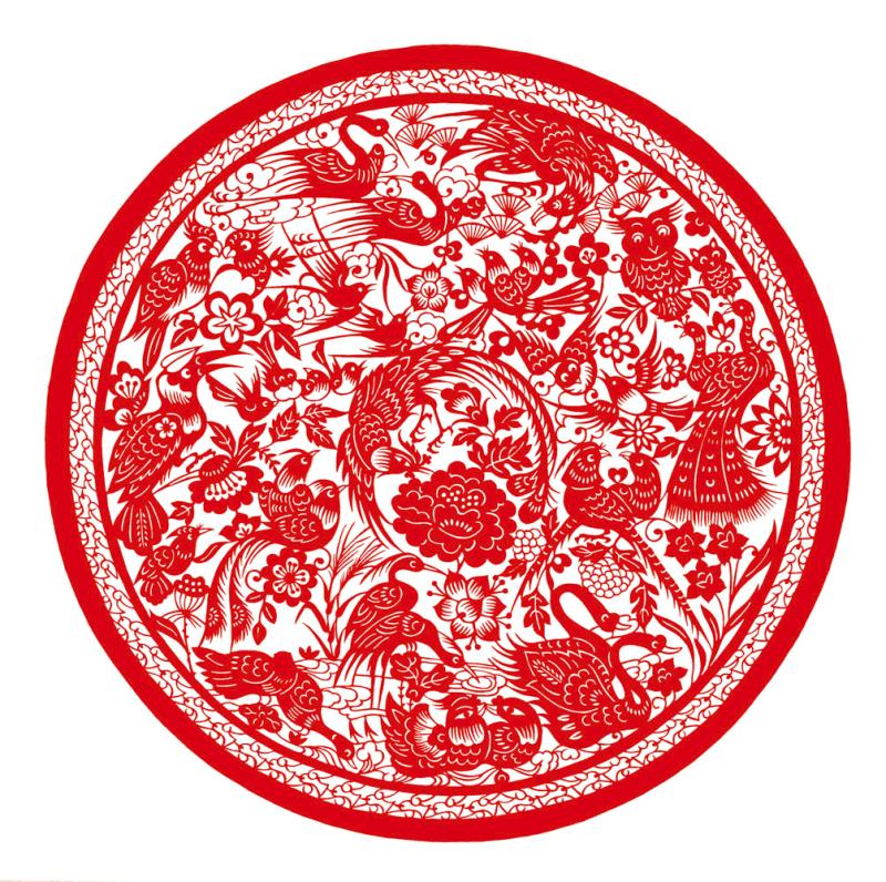 一把剪刀,一沓红纸,剪出"国富民强中国梦"