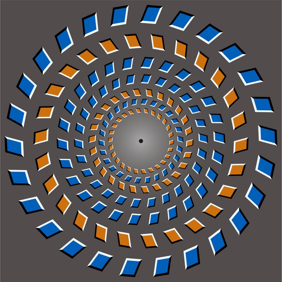 pinna旋转视觉错觉图